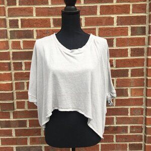 We The Free Gray Crop Top